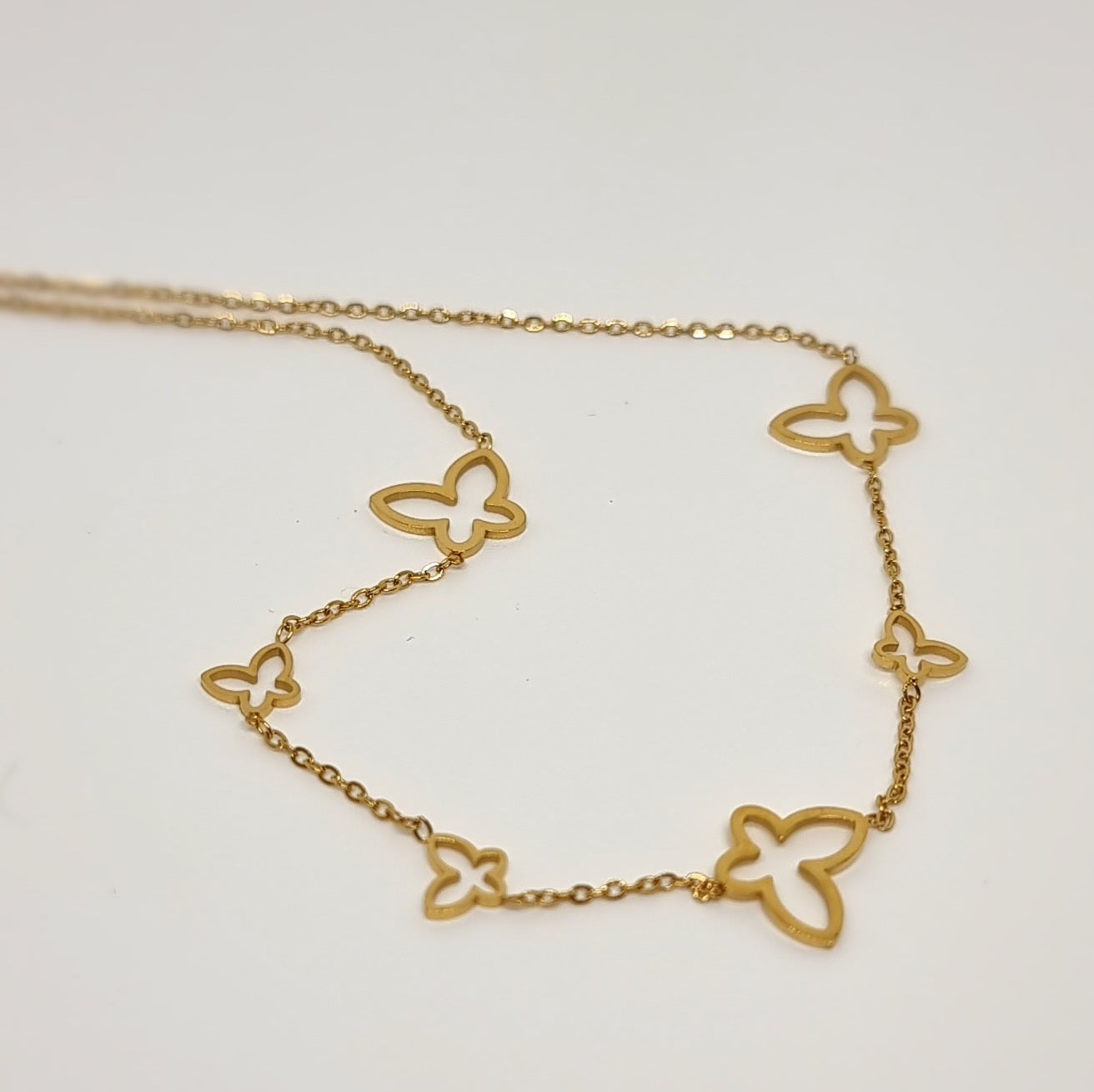 Butterfly Link Chain Necklace