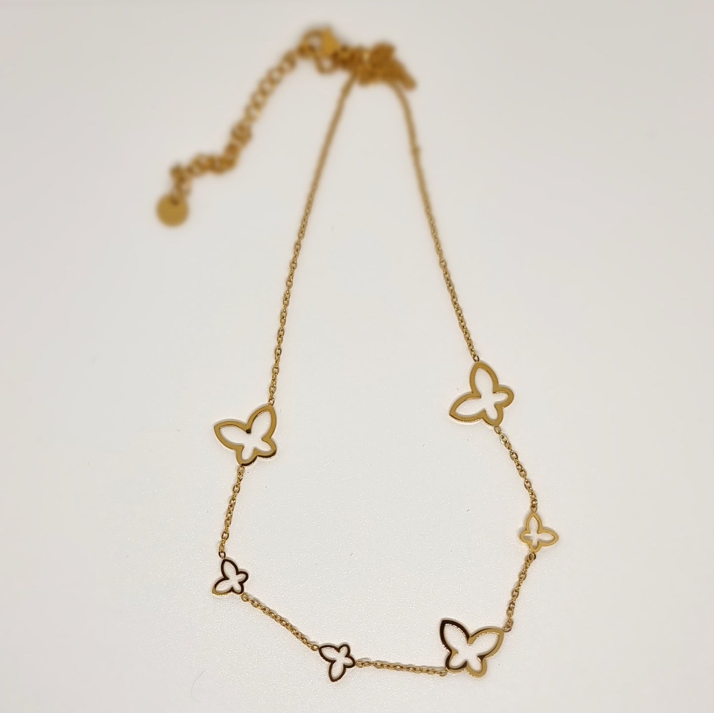 Butterfly Link Chain Necklace