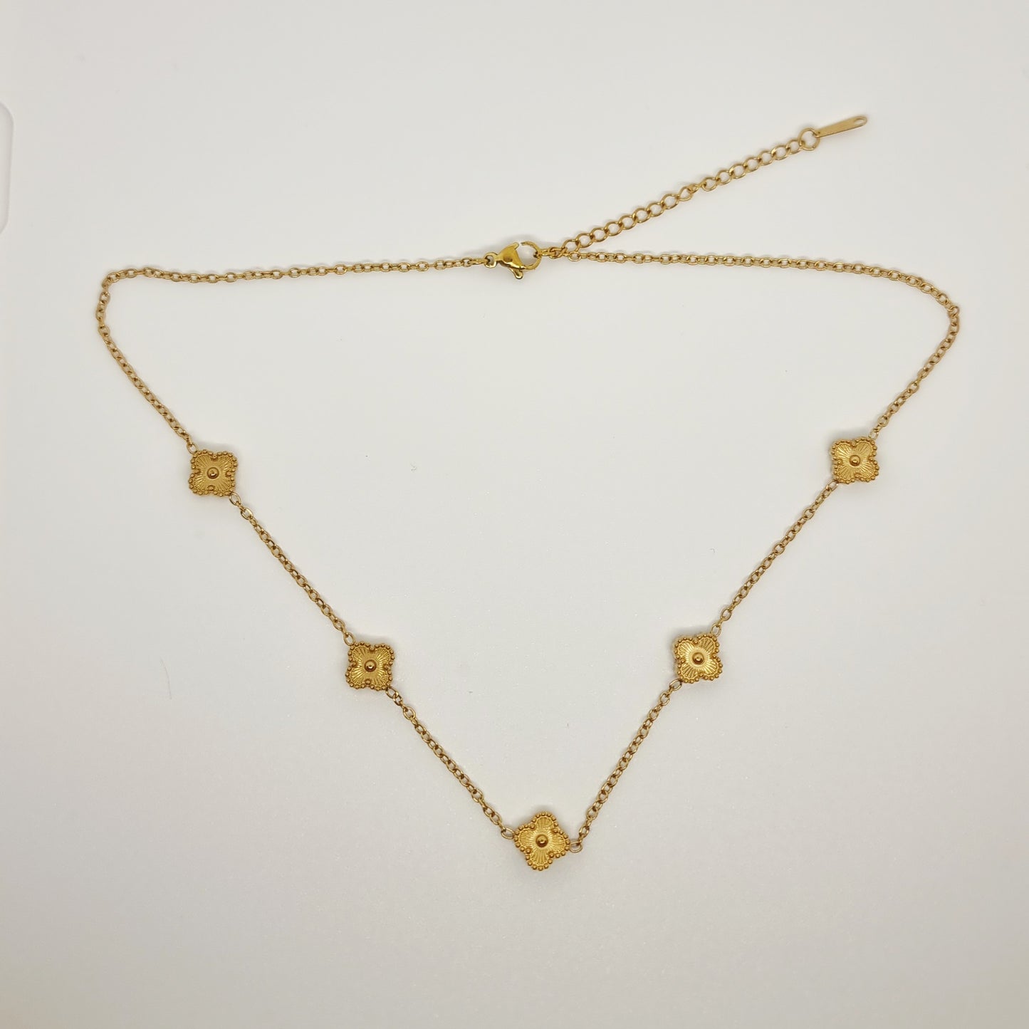 9mm Gold Multi Four-Leaf Clover Set