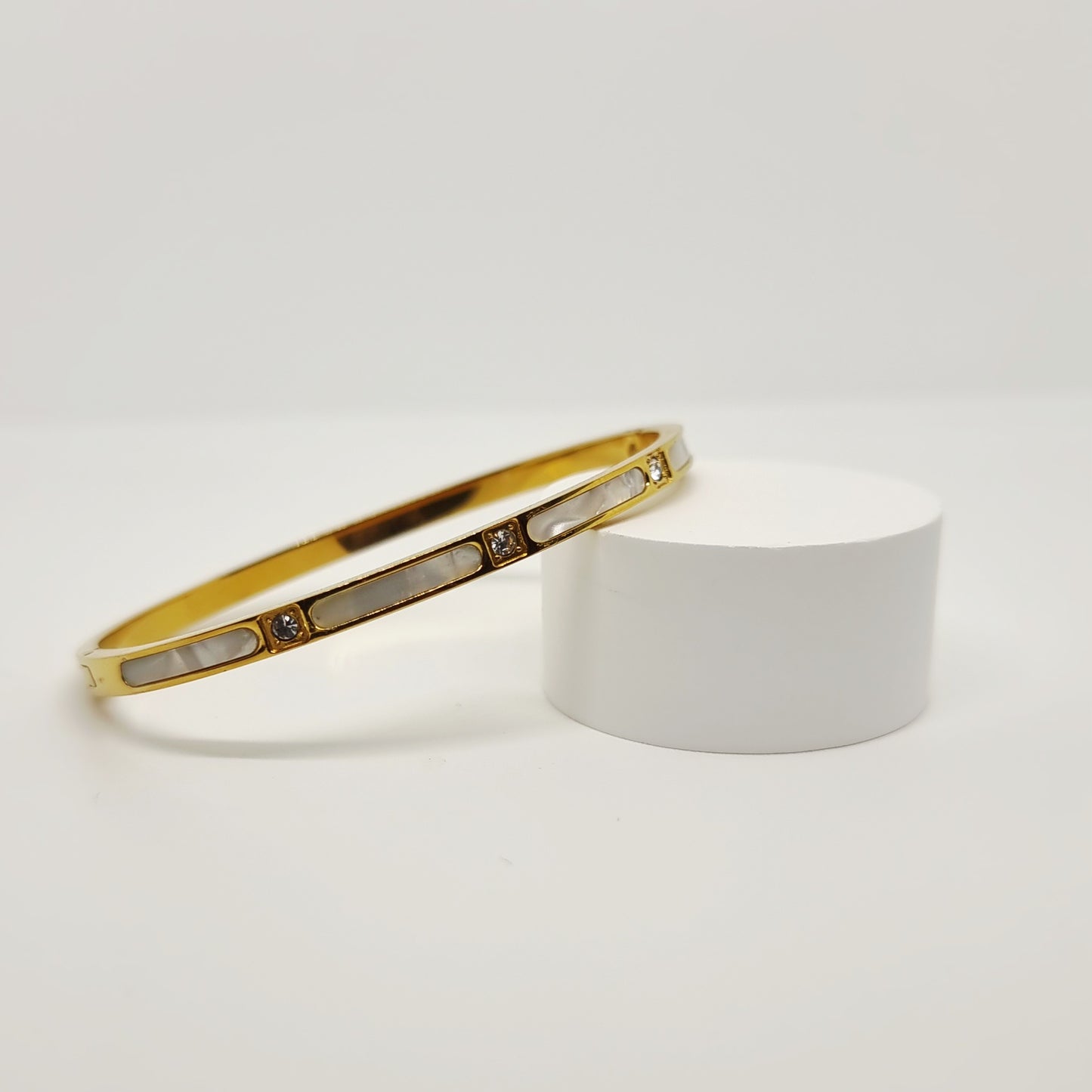 Pearl White Bangle