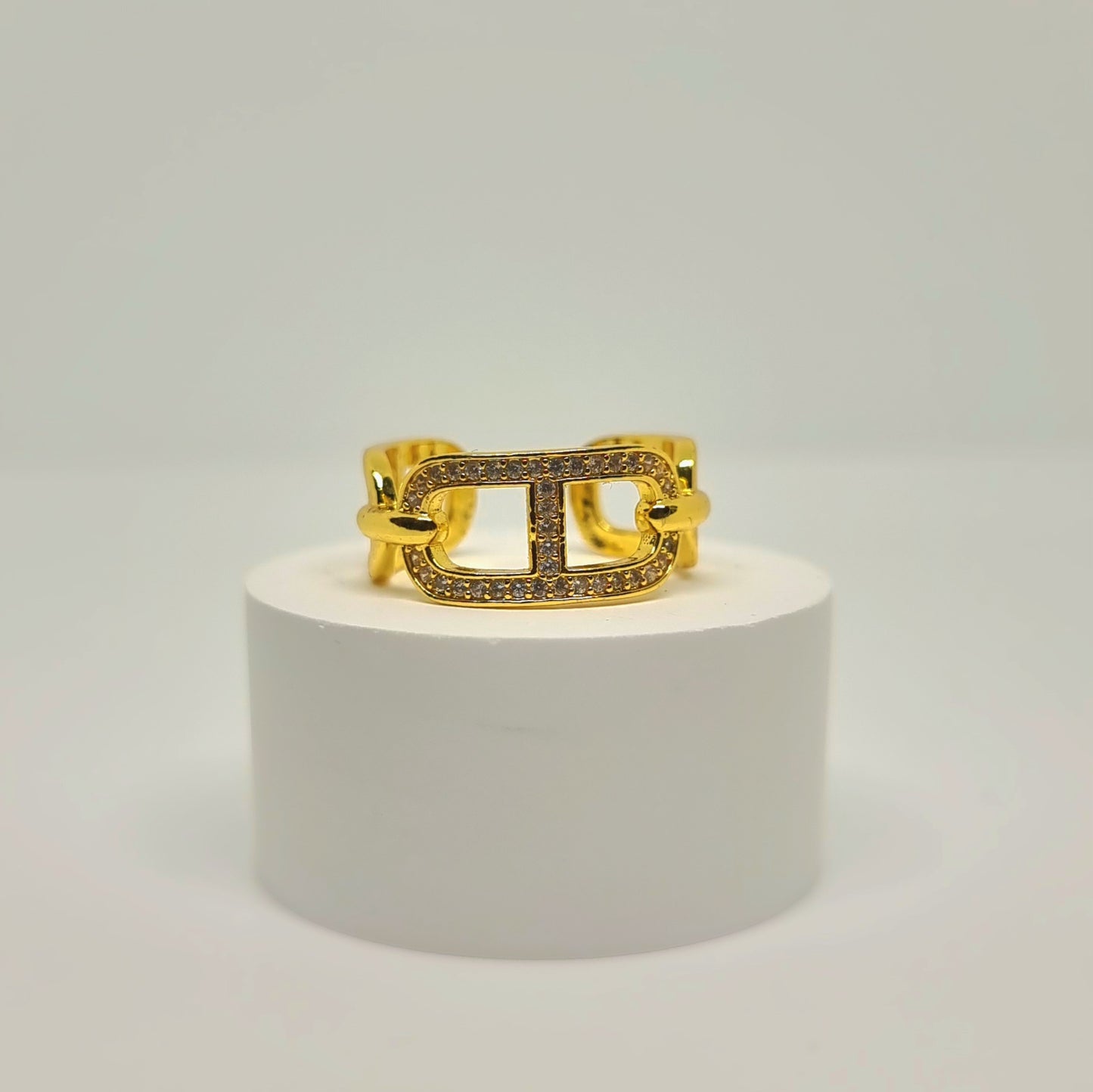 CD Designer Adjustable Love Ring