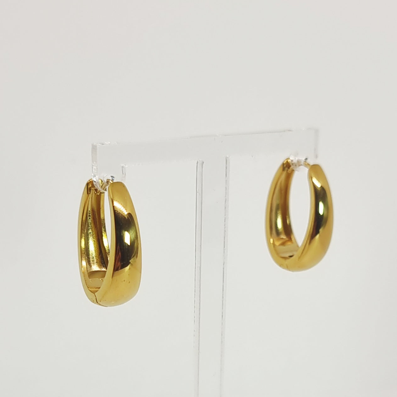 Thick Hoop Earrings