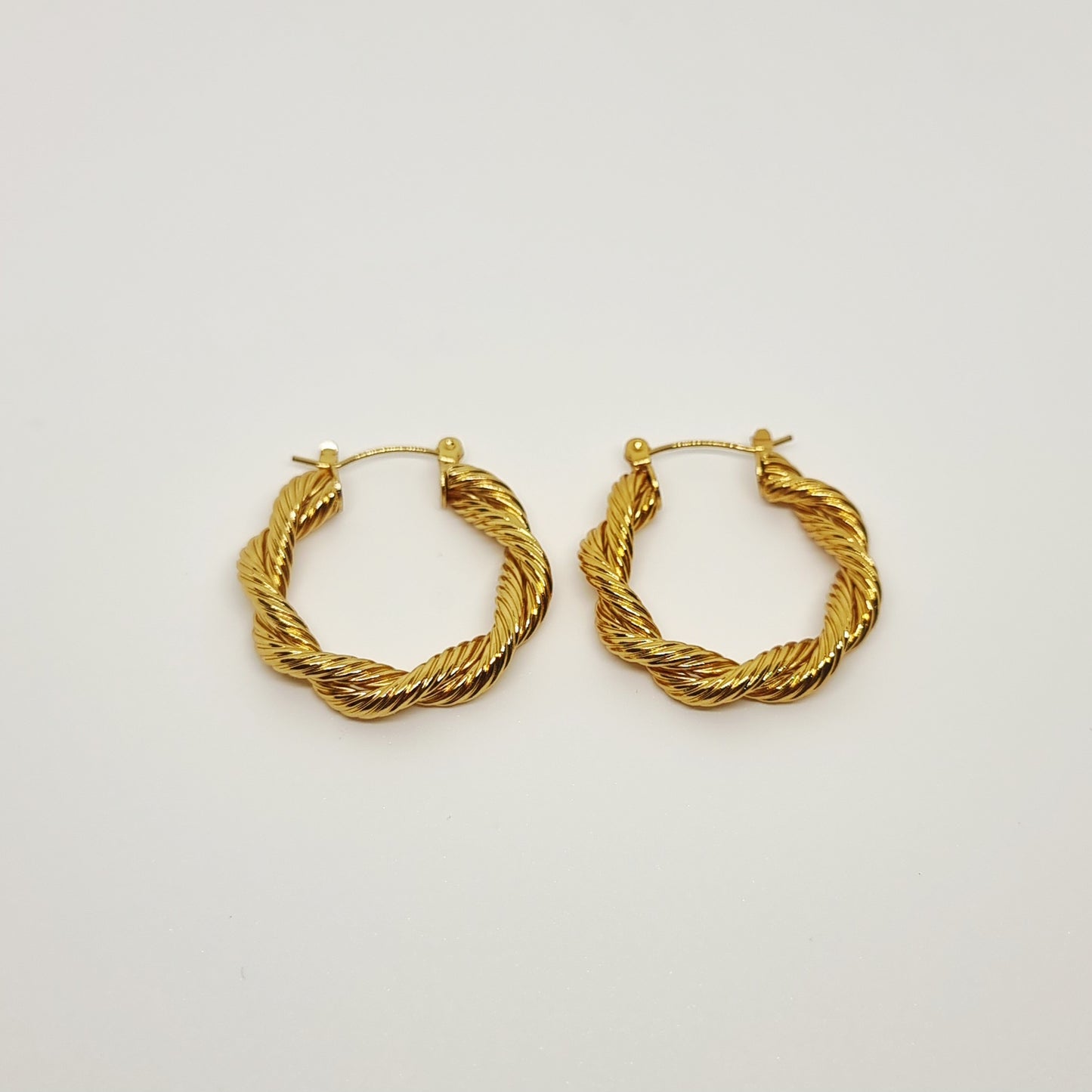 Twist Hoop Earrings