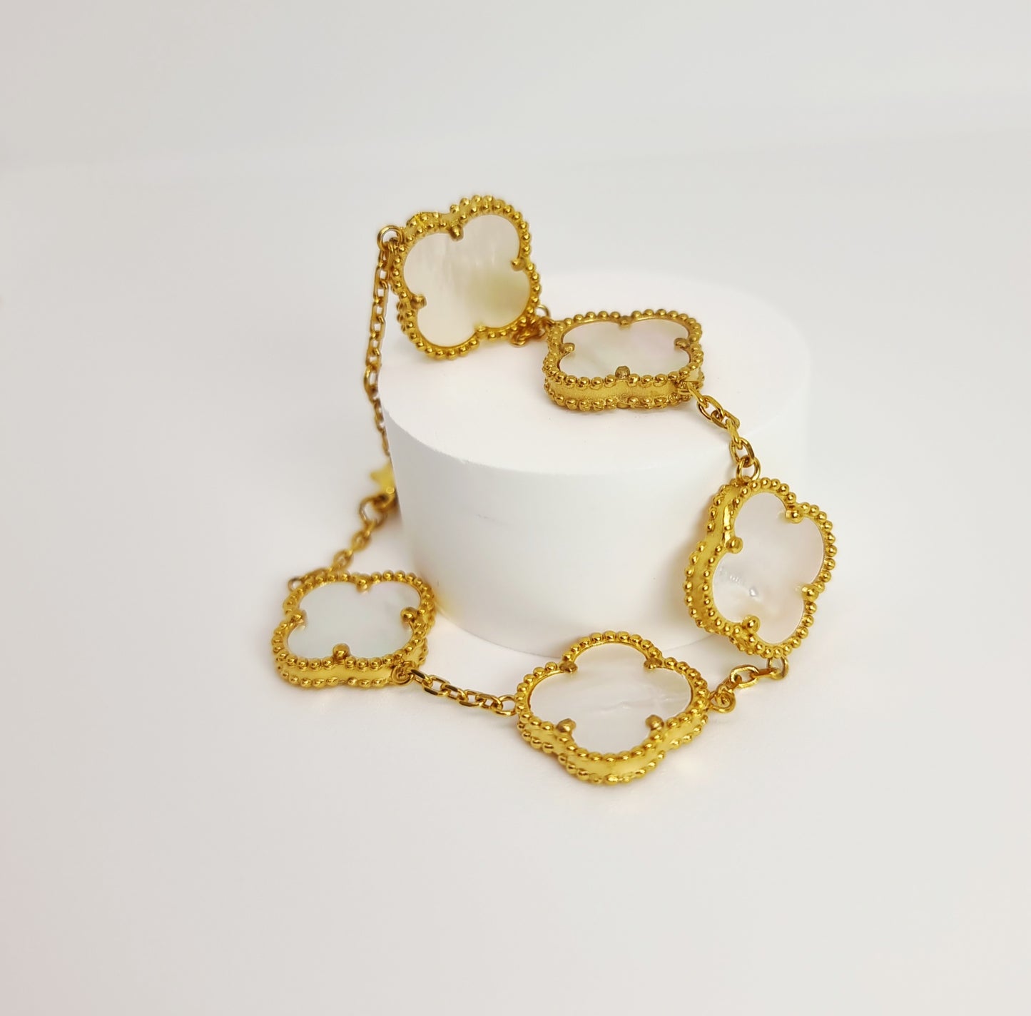 White Clover Bracelet