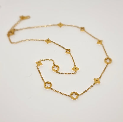 Multi Pattern Designer Link Necklace