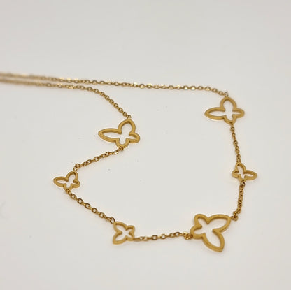 Butterfly Link Chain Necklace