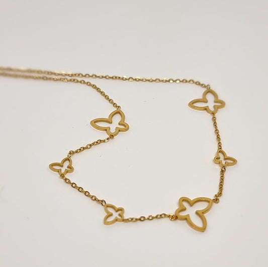 Butterfly Link Chain Necklace