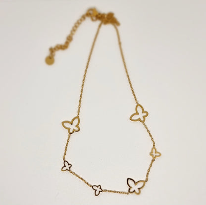 Butterfly Link Chain Necklace