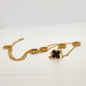 Black Multi Four-Leaf Clover Chain Necklace