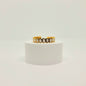 White Heart Adjustable Ring