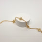 White Diamond Chain Link Bracelet