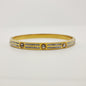 Line Diamond Bangle