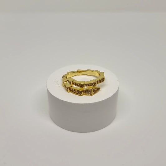 Designer Snake Adjustable Ring