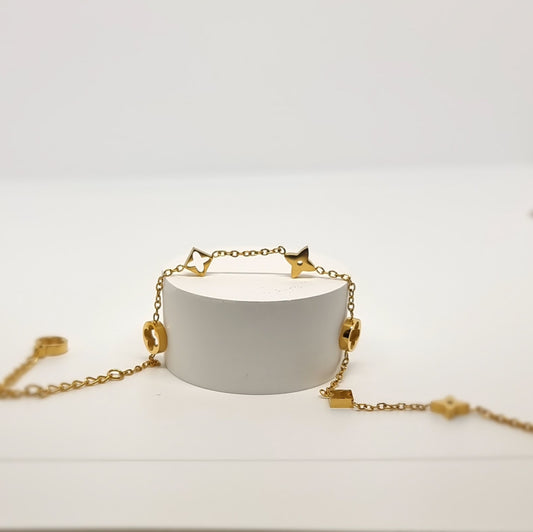 Multi Pattern Designer Link Bracelet