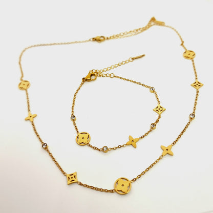 Multi Bling Designer Link Set