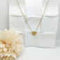 13mm Single Gold Four-Leaf Clover Necklace