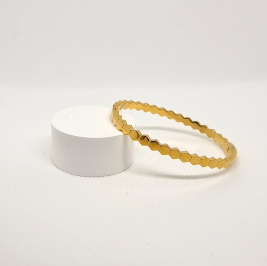 Hexagon Bangle