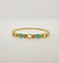 Sky Blue Circle Bangle