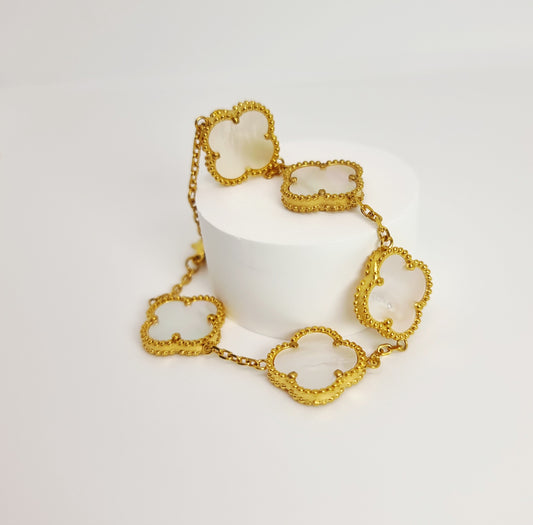 White Clover Bracelet