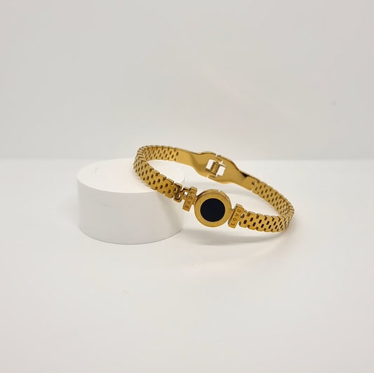 Black Love Cuff Bangle