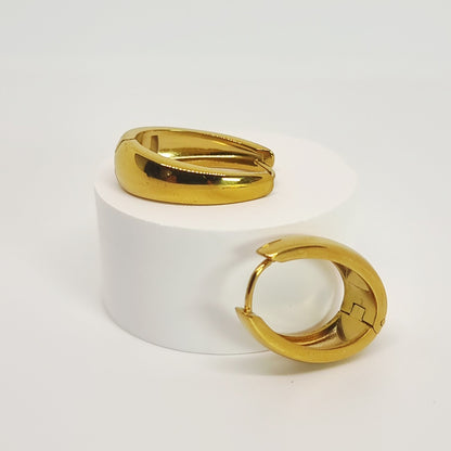 Thick Hoop Earrings