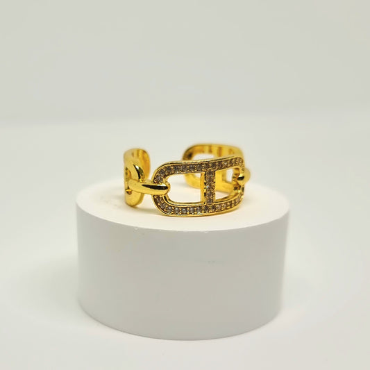 CD Designer Adjustable Love Ring