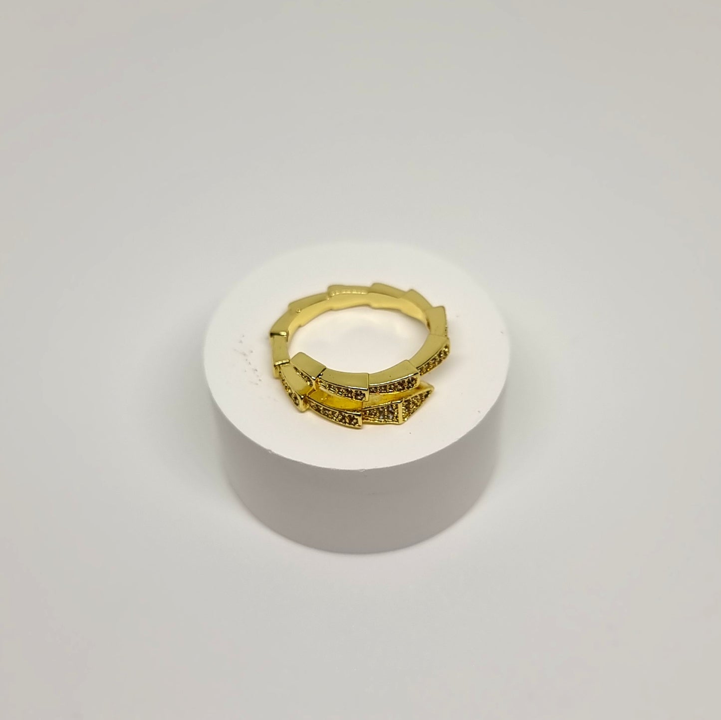 Designer Snake Adjustable Ring