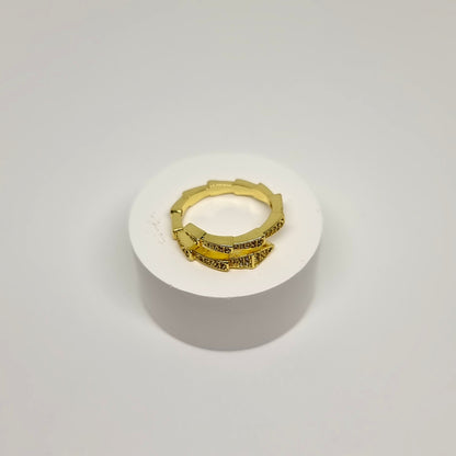 Designer Snake Adjustable Ring